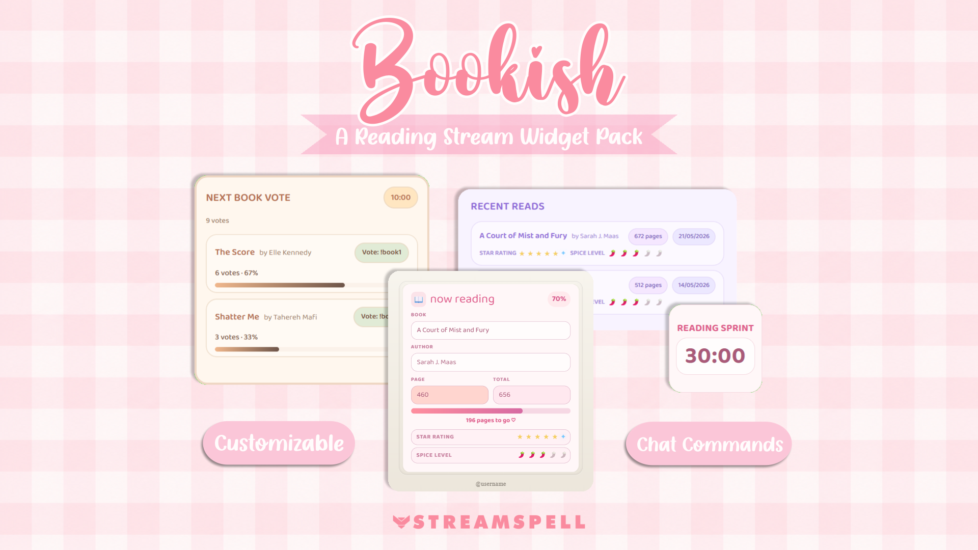 Bookish Reading Widget Pack
