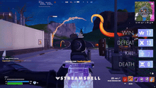 Load image into Gallery viewer, Animated preview of all Challenger Reactive Overlays by StreamSpell, featuring Win, Defeat, Kill, and Death counters in a sleek Korean-inspired design. Fully automated with Streamlabs AI for real-time updates.