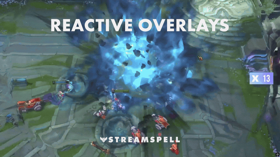 Challenger Defeat Counter Reactive Overlay by StreamSpell shown in action. Real-time defeat tracking powered by Streamlabs AI, perfect for competitive streamers.