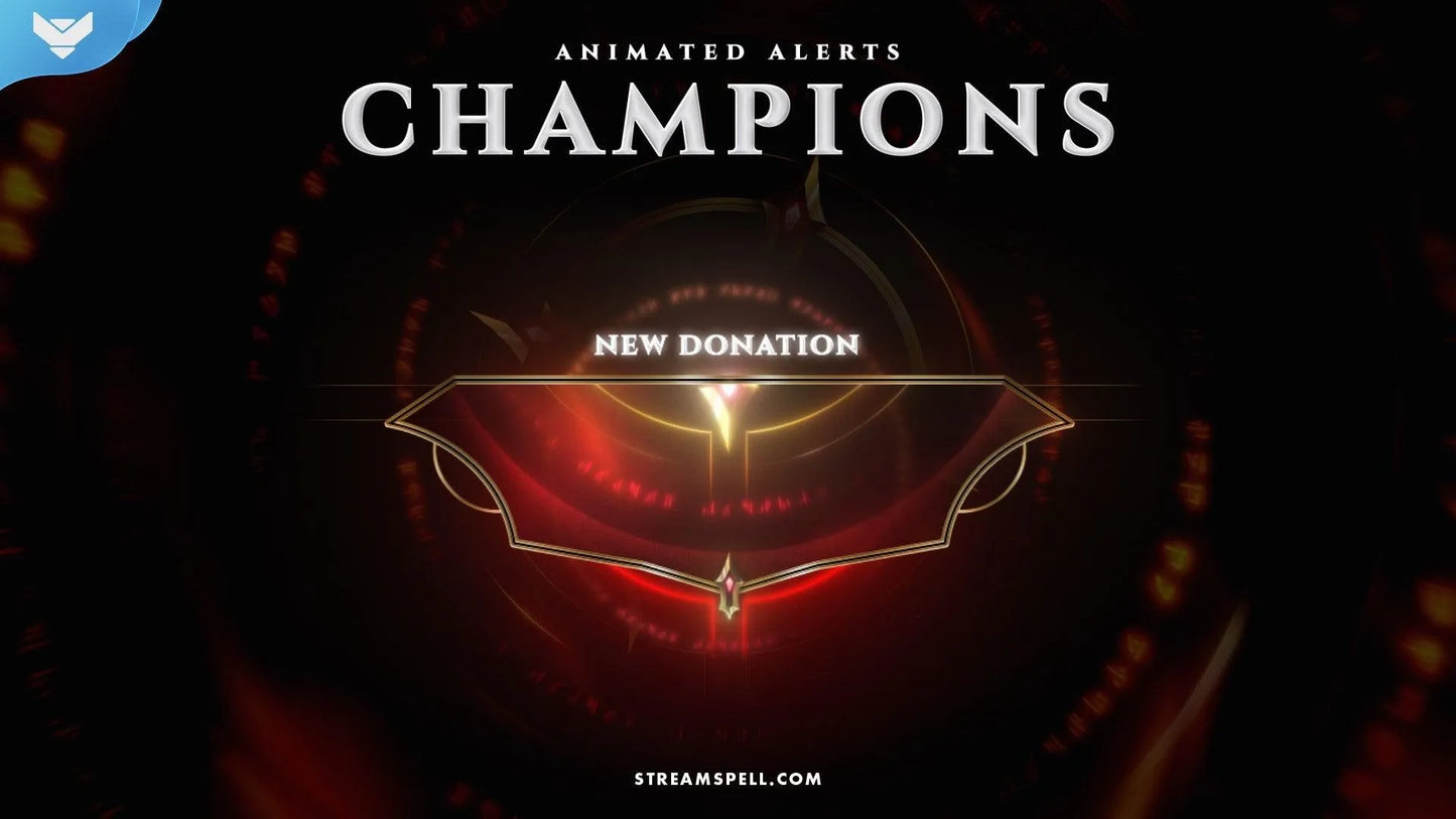 Champions Stream Alerts