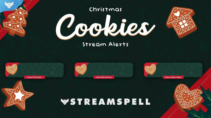 Christmas Cookies Stream Alerts