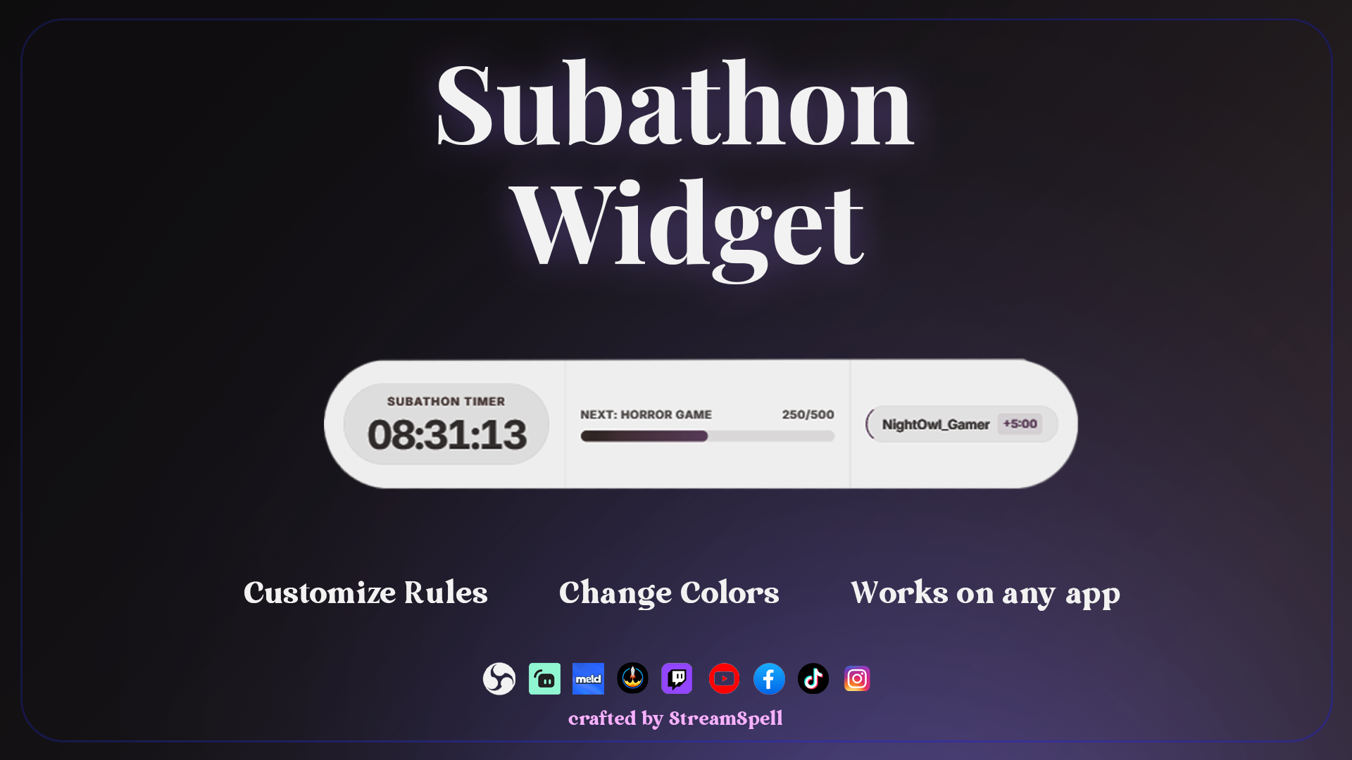 Subathon Widget