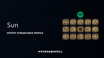 Sun Spotify Stream Deck Profile cover