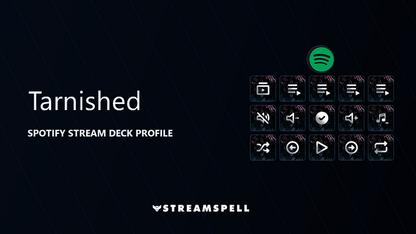 Tarnished Spotify Stream Deck Profile cover