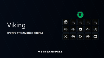 Viking Spotify Stream Deck Profile cover