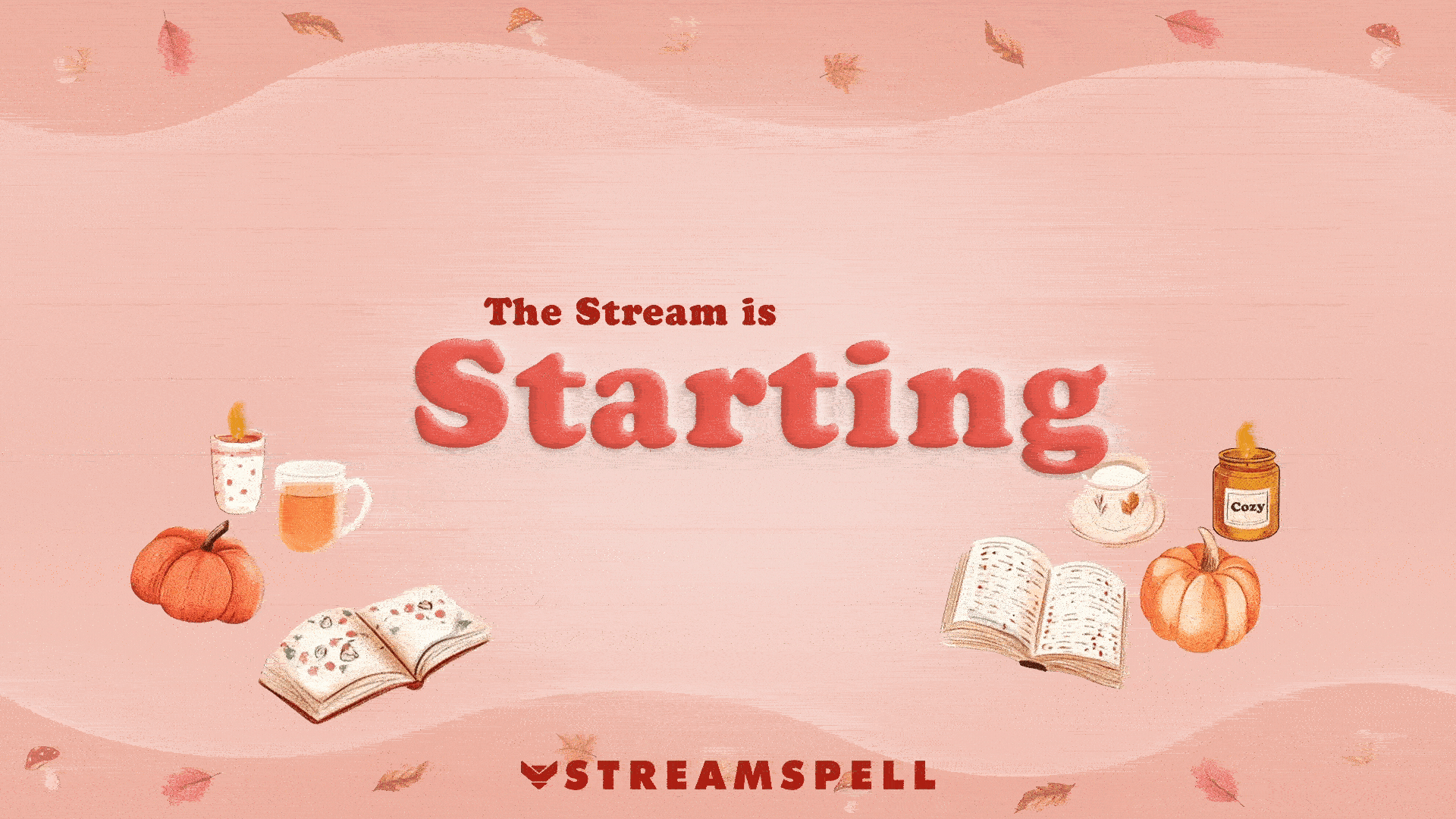 Cozy Fall Stream Overlay Package
