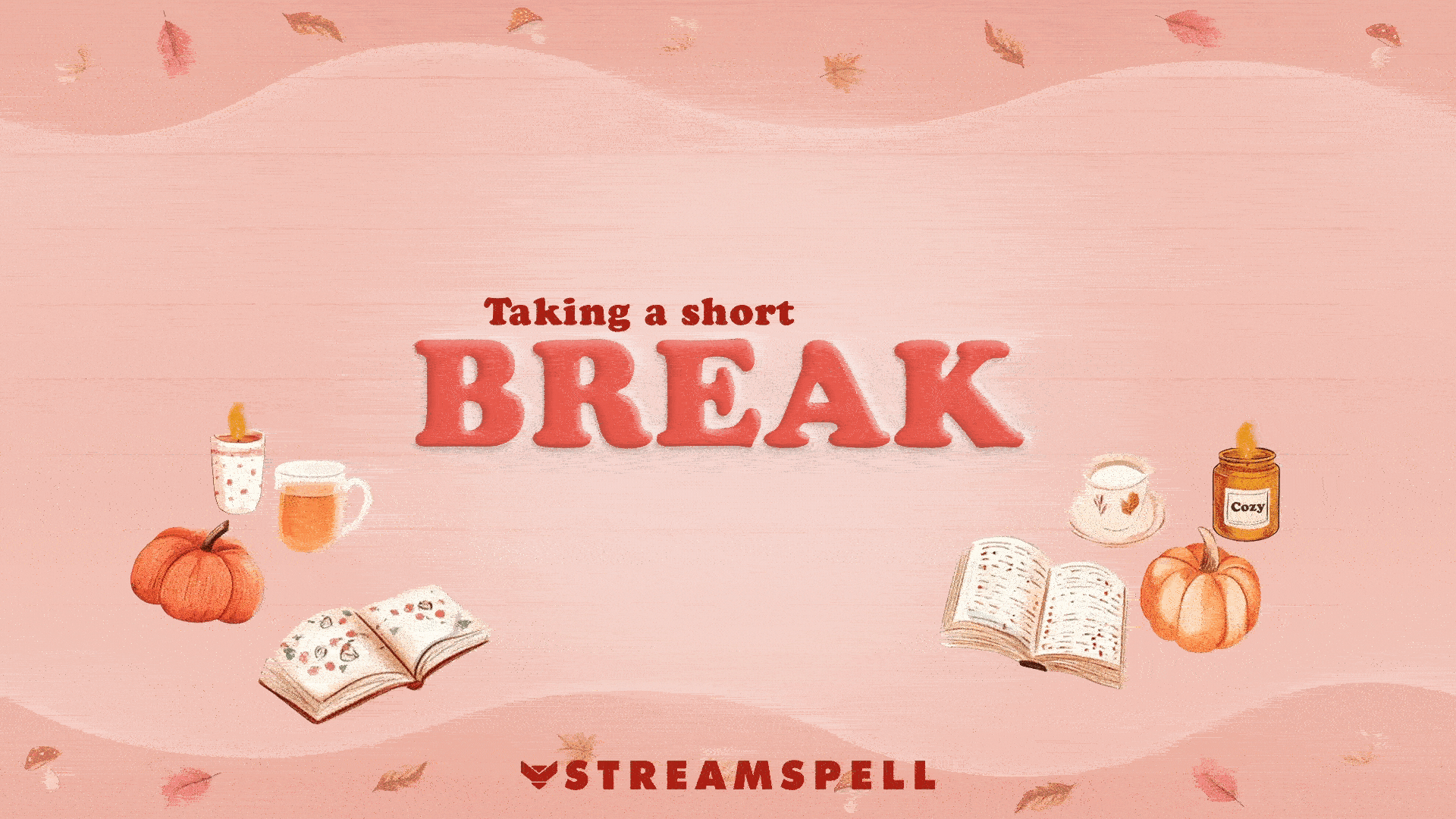 Cozy Fall Stream Overlay Package