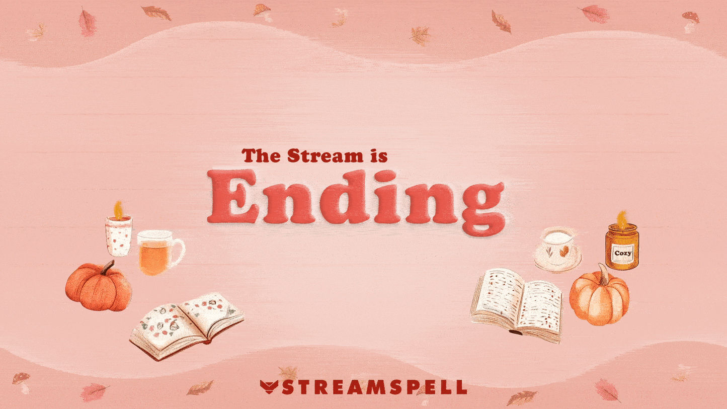 Cozy Fall Stream Overlay Package