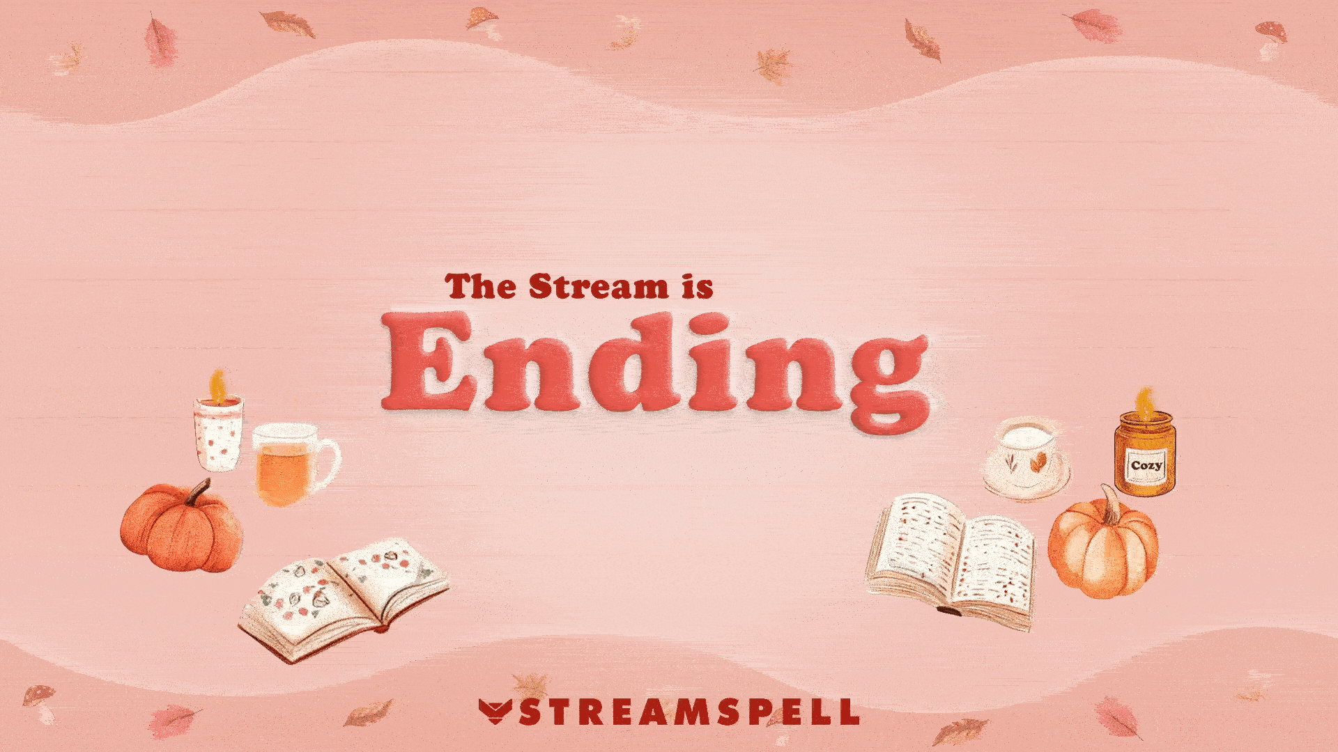 Cozy Fall Stream Overlay Package