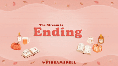 Cozy Fall Stream Overlay Package