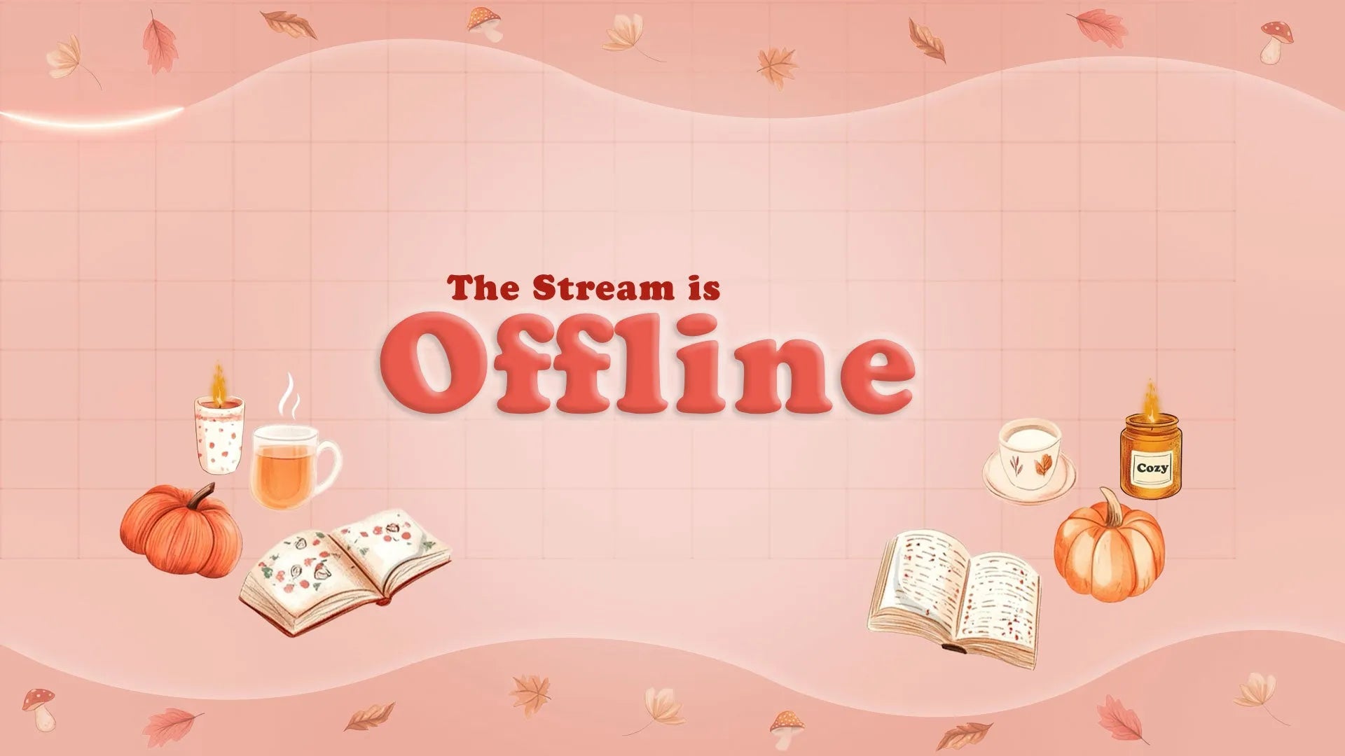 Cozy Fall Stream Overlay Package