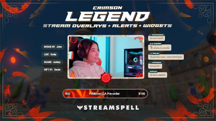Crimson Legend Stream Package