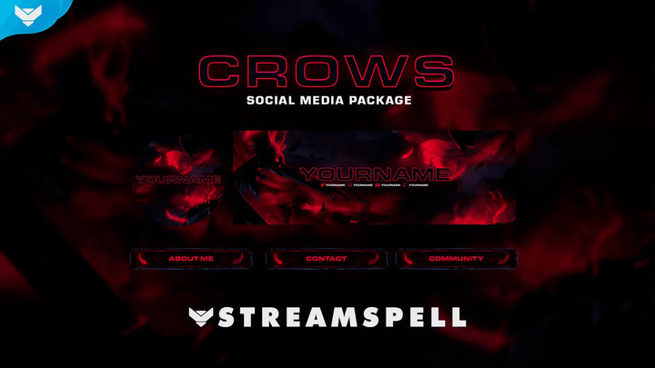 Crows Social Media Package