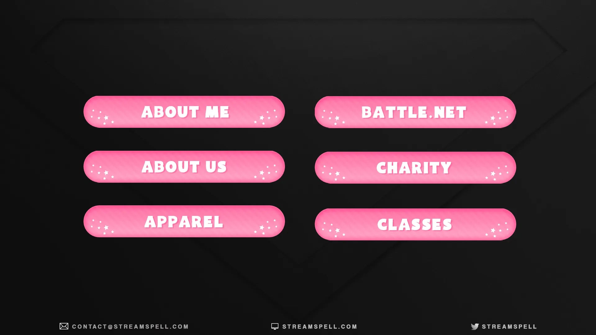 Cute Pink Stream Panels by StreamSpell