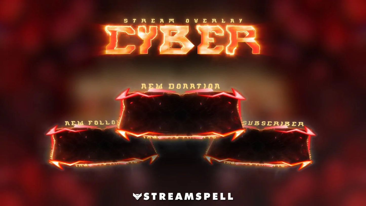 Cyber War Stream Overlay