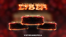 Load image into Gallery viewer, Cyber War Stream Overlay