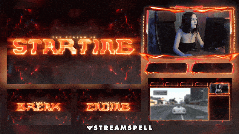 Cyber War Stream Overlay