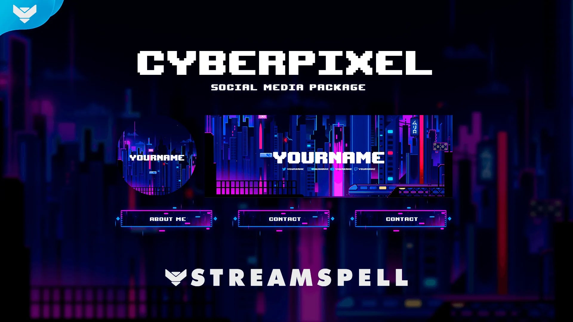 Cyberpixel Social Media Package
