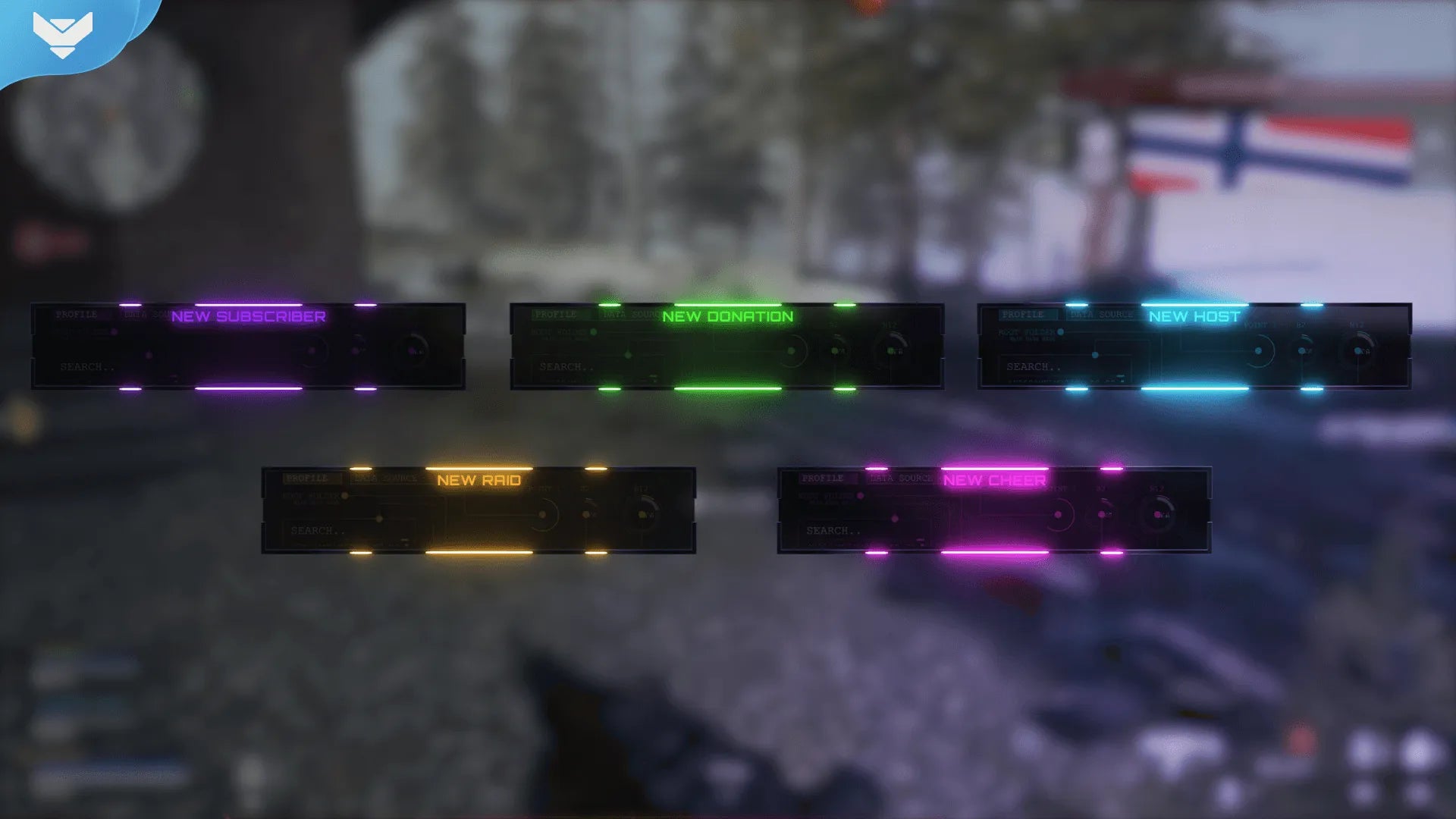 Cyberpunk Animated Stream Package