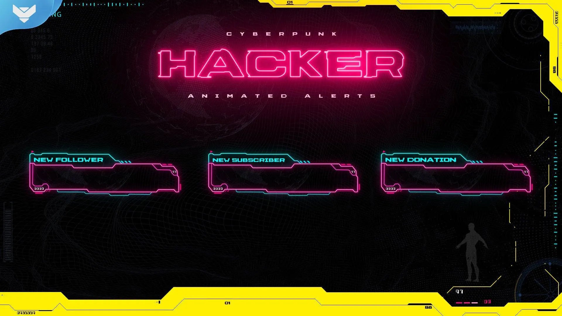 Cyberpunk: Hacker Stream Alerts