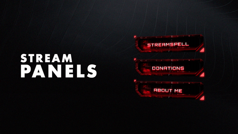 Dark HUD Stream Package