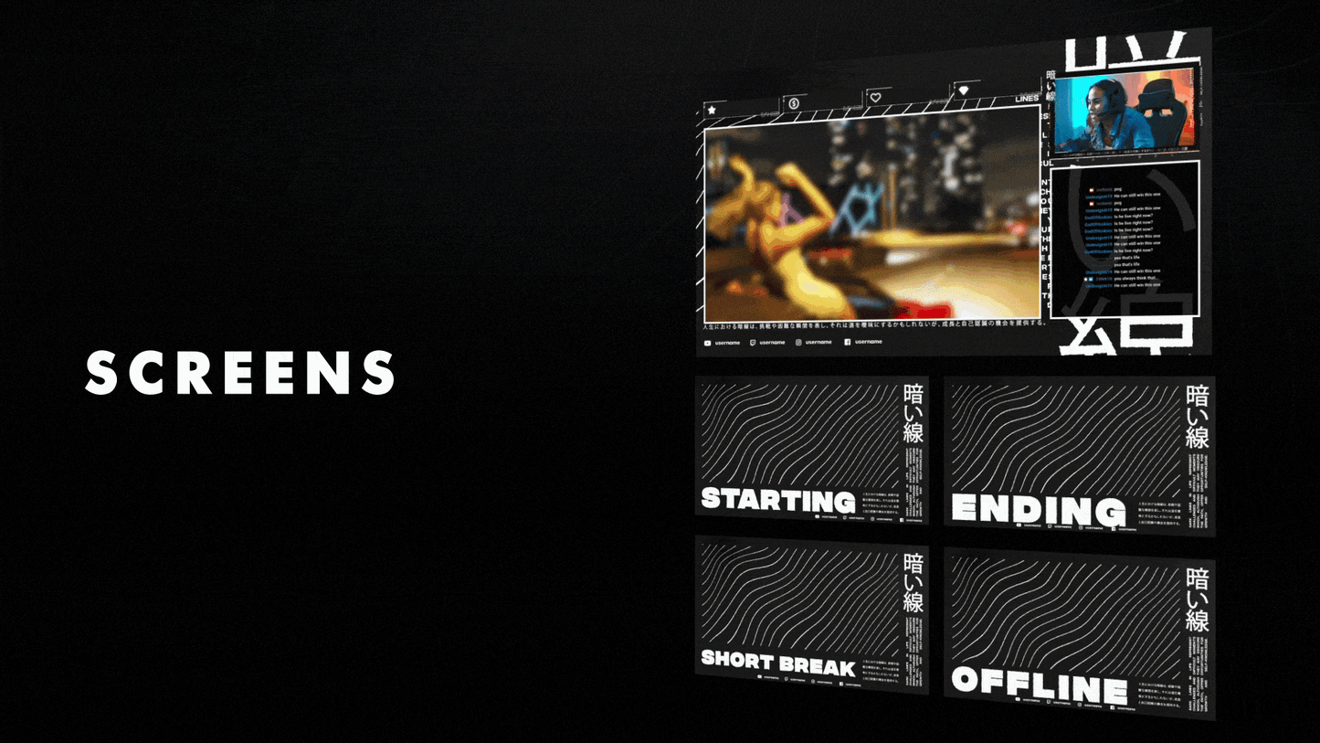 Dark Lines Stream Package