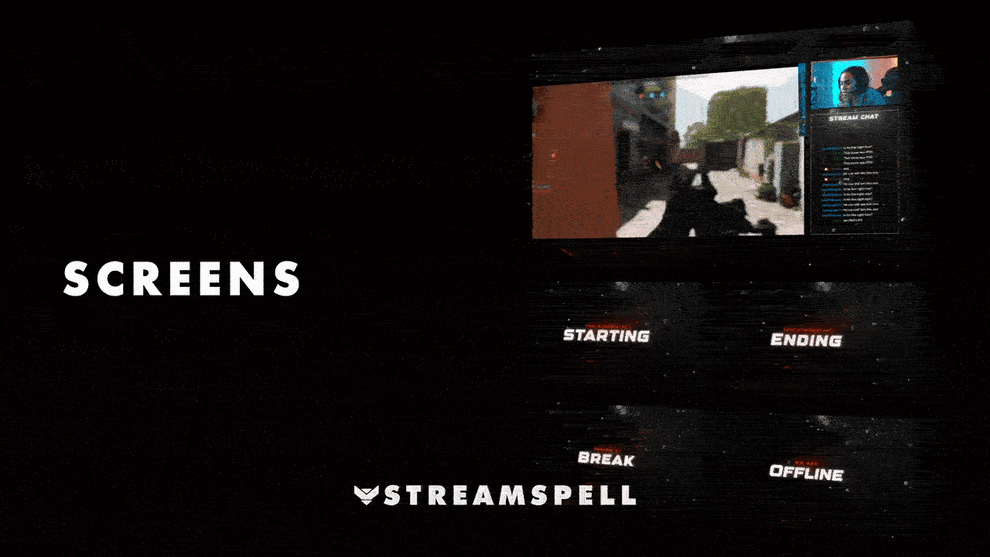 Dark Prime Stream Package | StreamSpell