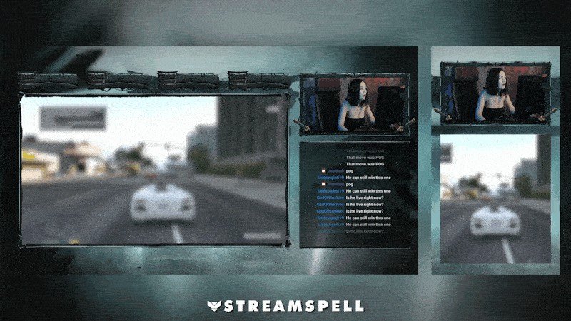 Dark Temple Stream Overlay