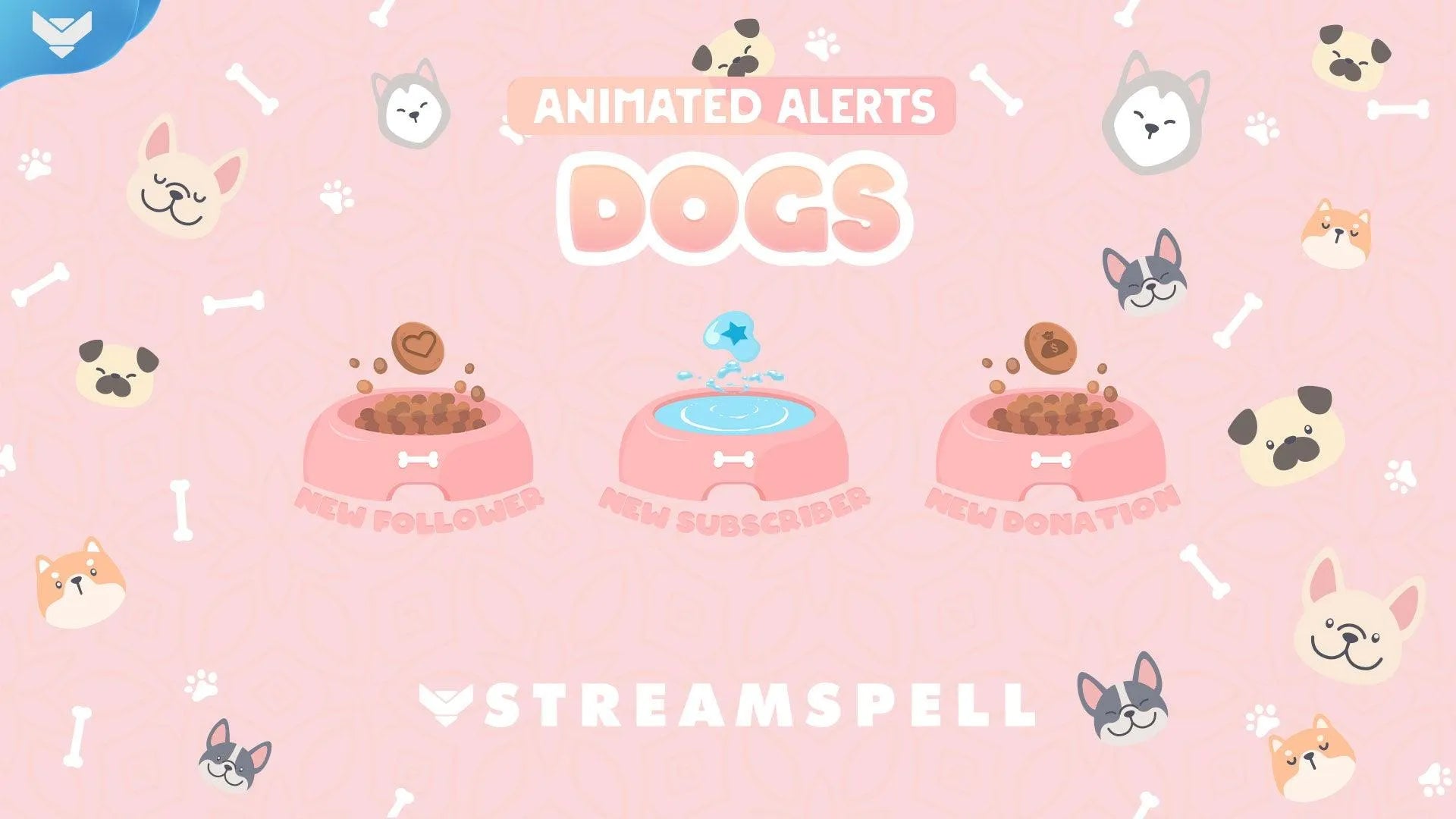Dogs Stream Alerts