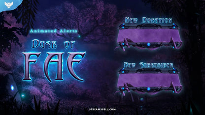 Dusk of Fae Stream Alerts