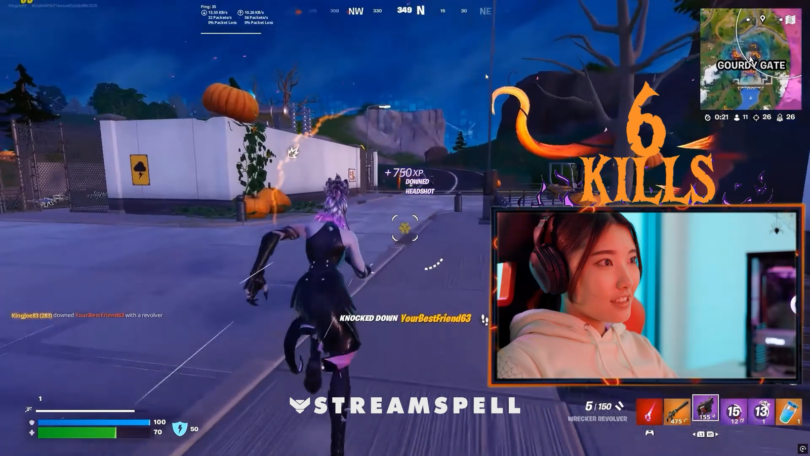🎃 Halloween-style “Kills” counter part of the Duskwood Reactive Overlays by StreamSpell. Ideal for spooky Twitch and YouTube streams. Compatible with Streamlabs Reactive Overlays.