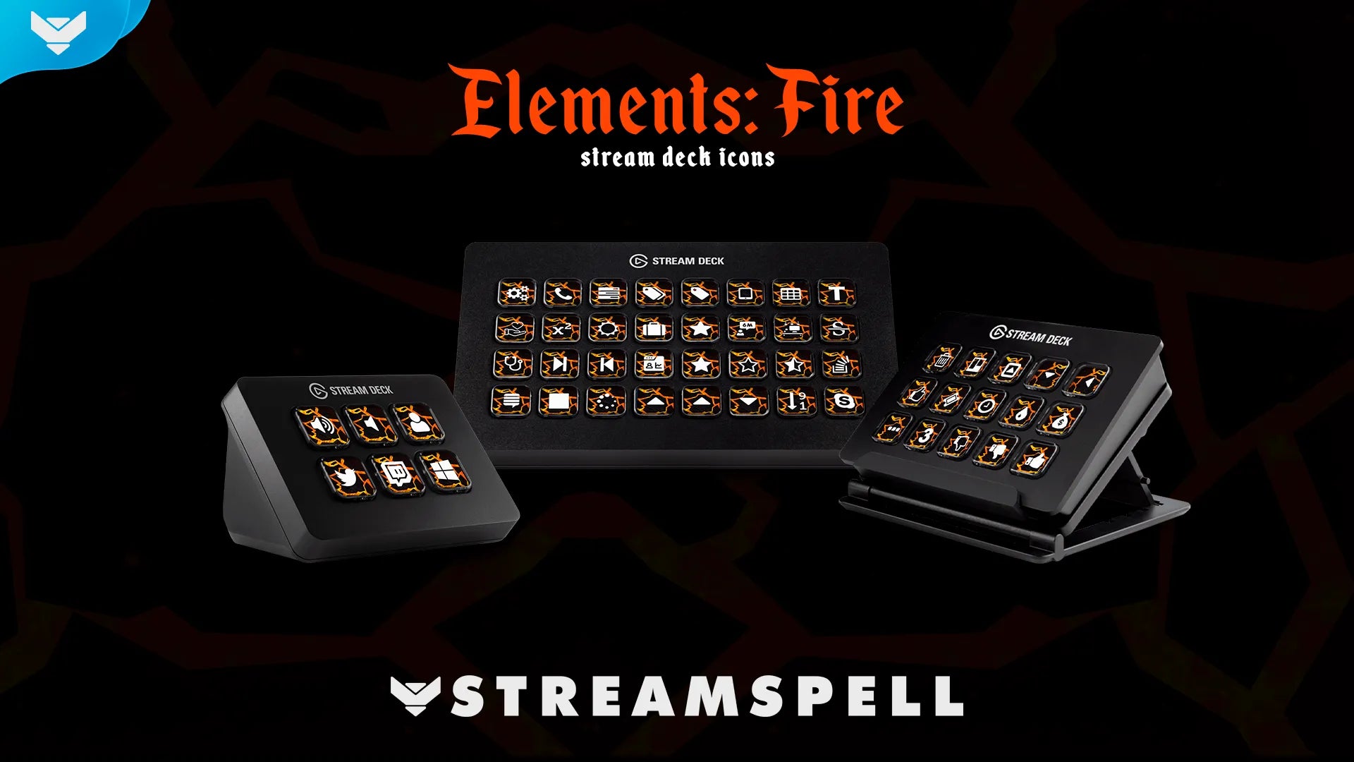 Elements: Fire Stream Deck Icons