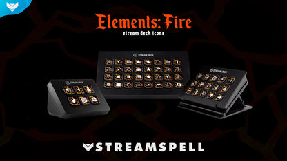 Elements: Fire Stream Deck Icons