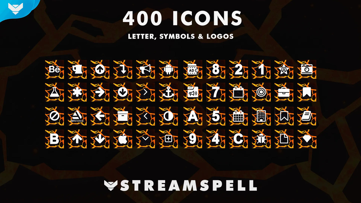 Elements: Fire Stream Deck Icons