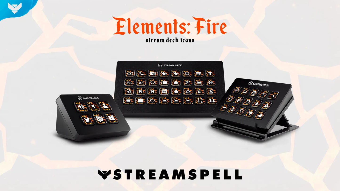 Elements: Fire Stream Deck Icons
