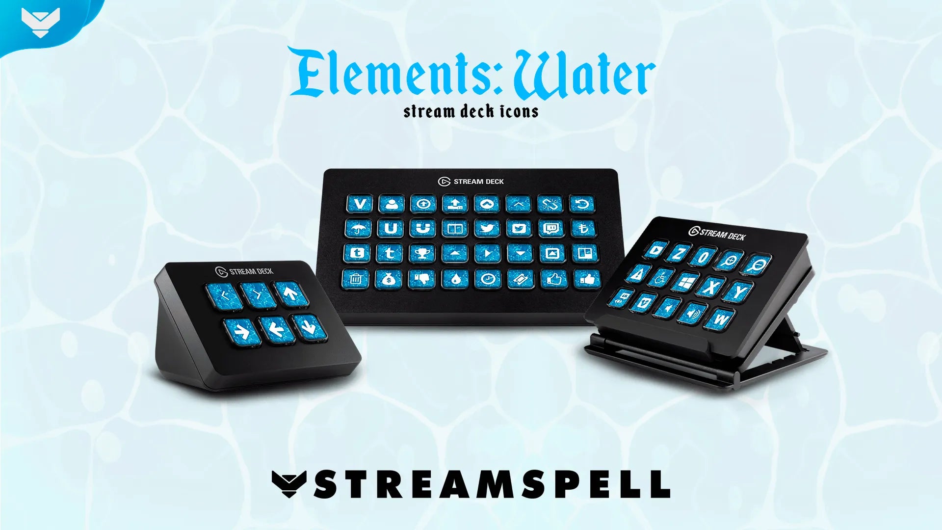 Elements: Water Stream Deck Icons