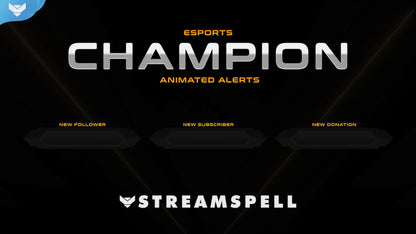 Esports: Champion Stream Alerts