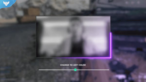 FREE Animated Neon Webcam Overlay