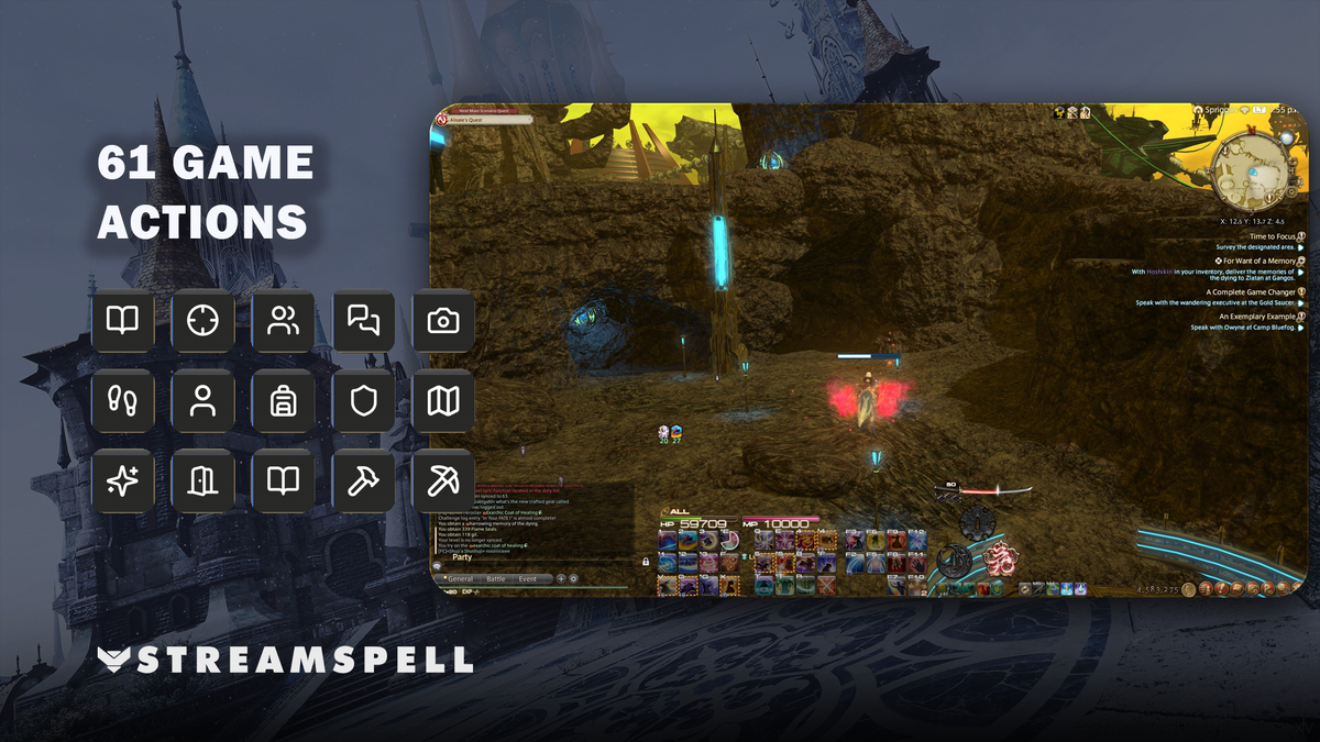 Final Fantasy XIV Game Actions