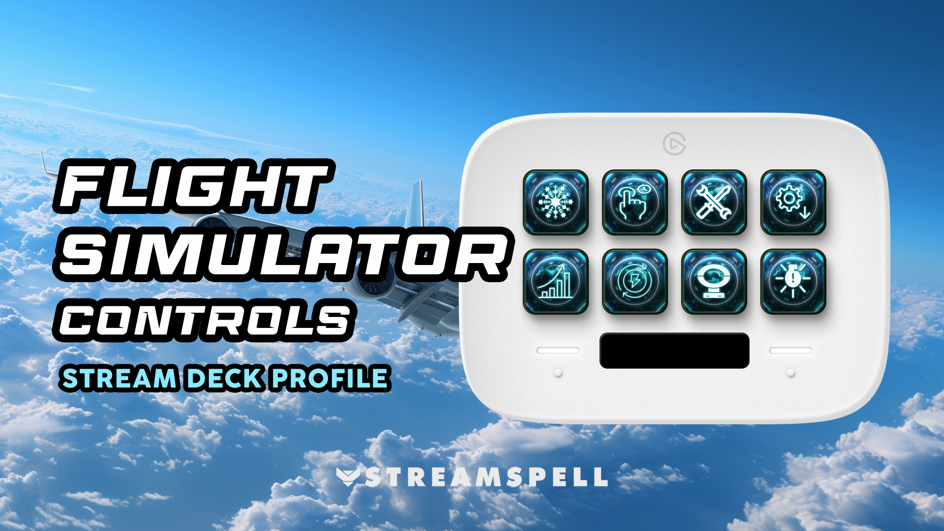 Flight Simulator Controls Stream Deck Profile