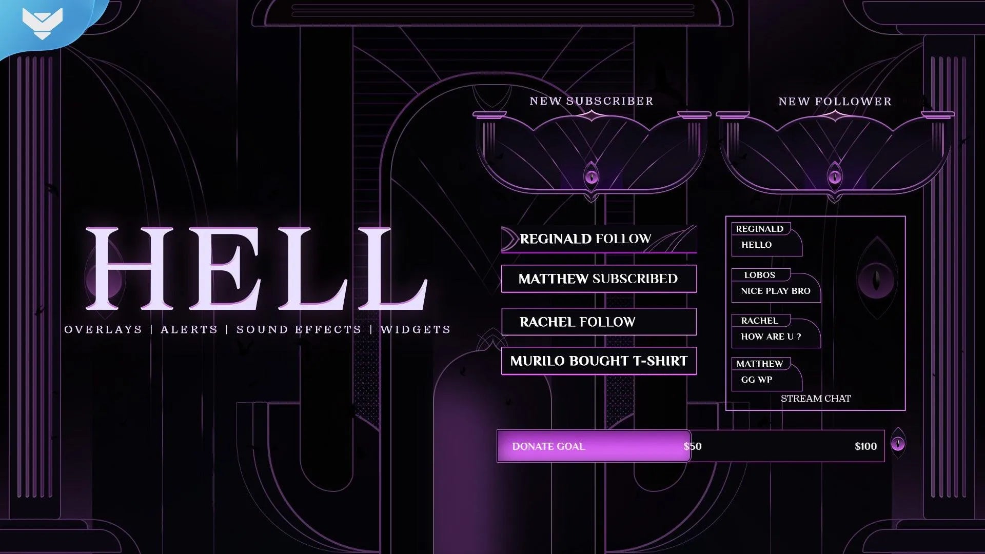 Heaven & Hell Stream Widgets