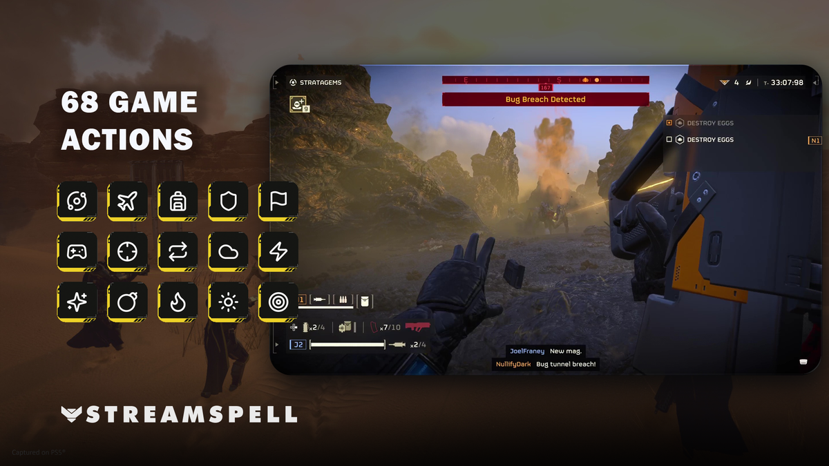Helldivers 2 Game Actions