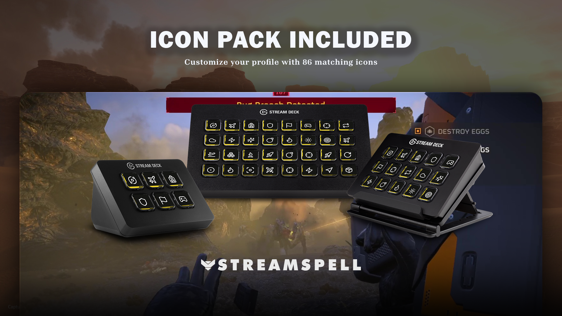 Helldivers 2 Icon Pack Included