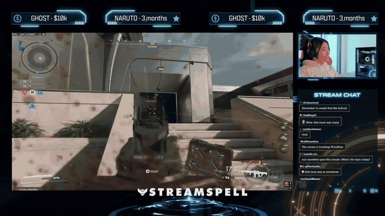 FPS HUD Stream Package - StreamSpell