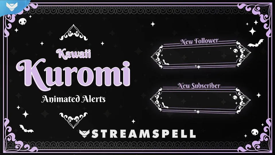 Kawaii: Kuromi Stream Alerts