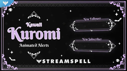 Kawaii: Kuromi Stream Alerts