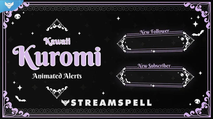 Kawaii: Kuromi Stream Alerts