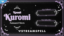 Load image into Gallery viewer, Kawaii: Kuromi Stream Alerts