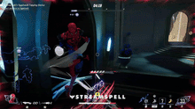 Load image into Gallery viewer, Close-up of a comic-inspired battle with “Kill Counter 7” yellow badge overlay. MARVELOOSE! Reactive Overlays by StreamSpell — Streamlabs reactive counters for kills and deaths.