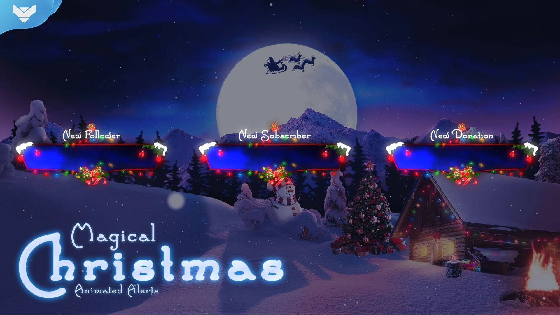 Magical Christmas Stream Alerts